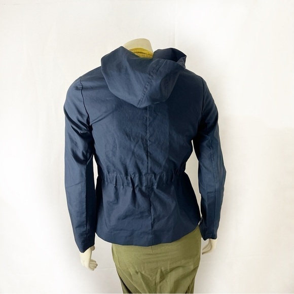 Theory Navy Lightweight Hooded Jacket Size S - Picture 4 of 8